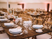 Mesa posta e decorada na Quinta dos Plátanos - Quinta dos Plátanos