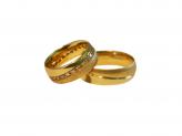 Alianças de Casamento  em Ouro com Diamantes - Ourivesaria TONY e ANA