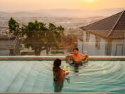 Piscina Exterior infinita no Templo Hotel e Spa - Templo Hotel e SPA