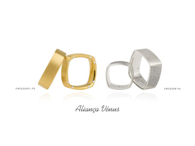 Alianças de casamento Vénus