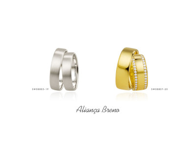 Alianças de casamento Breno
