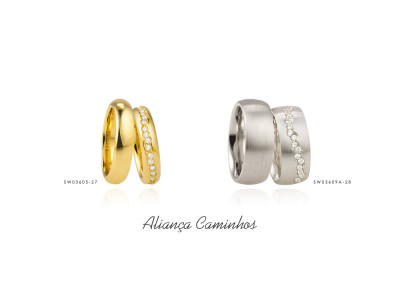 Alianças de casamento Caminhos