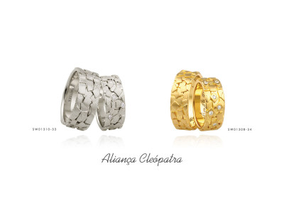 Alianças de casamento Cleópatra