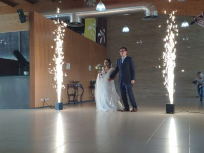 fogo de artificio frio