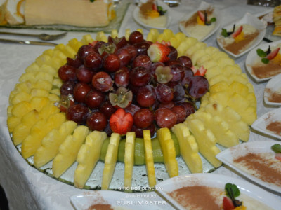 Buffet frutas e doces