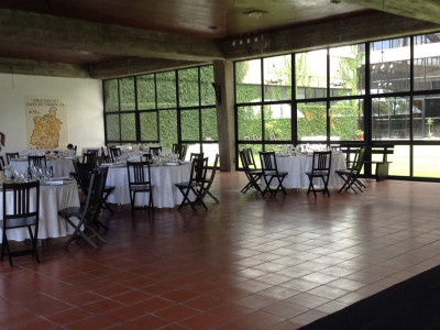 Sala panorama, com capacidade para 500 pessoas sentadas