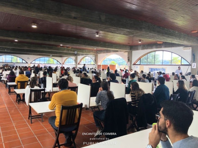 Exames de medicina na sala panorama