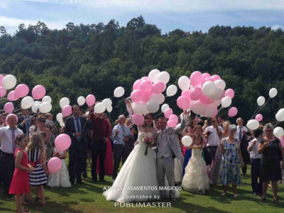 A.Veiga Casamentos Mágicos - Largada de Balões na Quinta