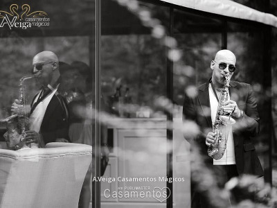 A.Veiga Casamentos Mágicos - Saxofonista, um brilho durante todos os aperitivos