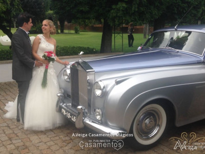 A.Veiga Casamentos Mágicos - Transporte dos noivos com class 