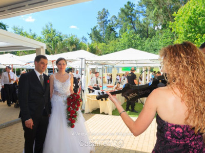 A.Veiga Casamentos Mágicos - Requinte na recepção dos noivos com Violinista