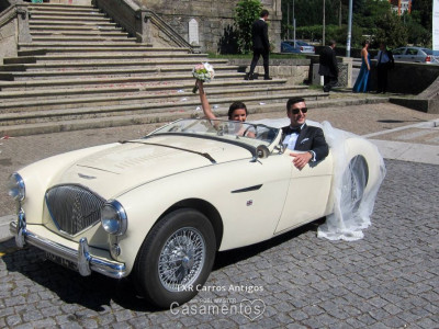 Austin Healey 100/4 de 1955 - na Santa Rita