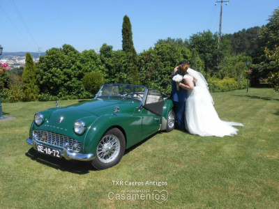 Triumph TR3 A de 1958 - na Quinta Salgueiro