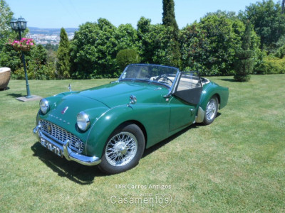 Triumph TR3 A de 1958 - na Quinta Salgueiro