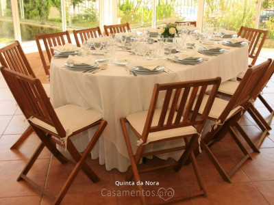 mesa oval posta para casamento