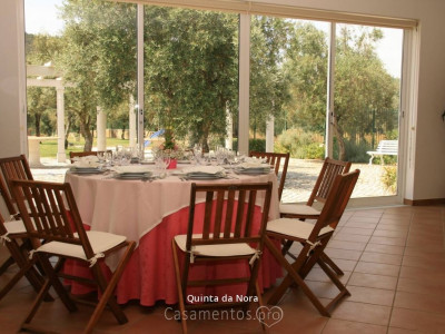 Mesa redonda na Quinta da Nora