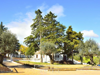 Jardim visto do estacionamento